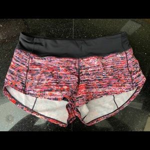 Lululemon speed up short sz 4
